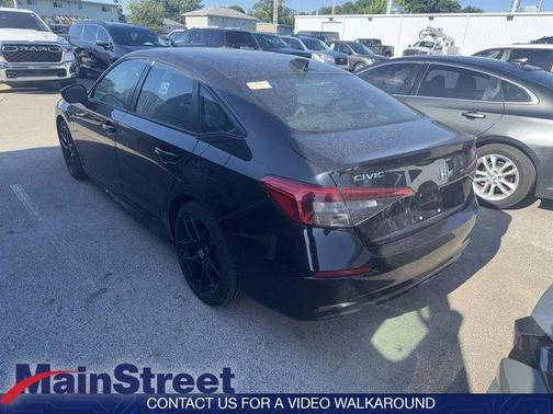 Black 2024 Honda Civic Sport