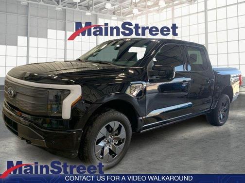 Black Metallic 2023 Ford F-150 Lightning LARIAT