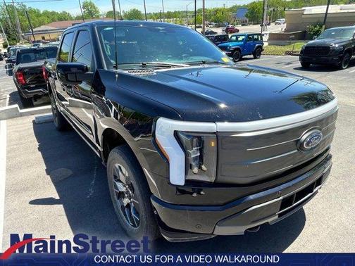 Black Metallic 2023 Ford F-150 Lightning LARIAT