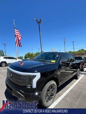 Black Metallic 2023 Ford F-150 Lightning LARIAT