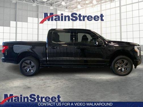 Black Metallic 2023 Ford F-150 Lightning LARIAT