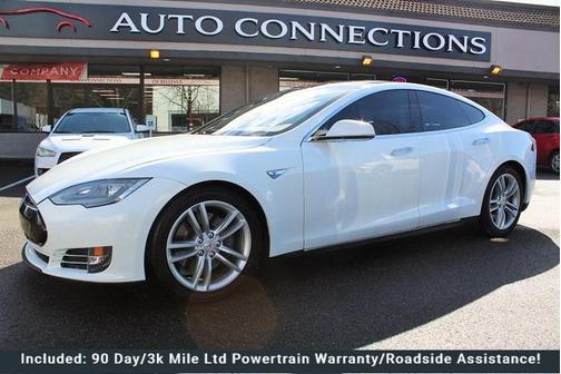 Pearl White 2013 Tesla Model S Performance