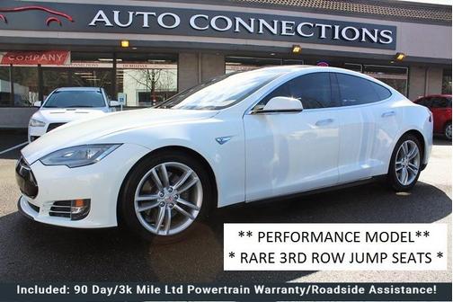 Pearl White 2013 Tesla Model S Performance
