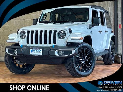 Bright White Clearcoat 2023 Jeep Wrangler 4xe Sahara