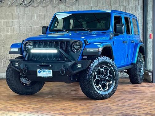Hydro Blue Pearlcoat 2023 Jeep Wrangler 4xe Rubicon