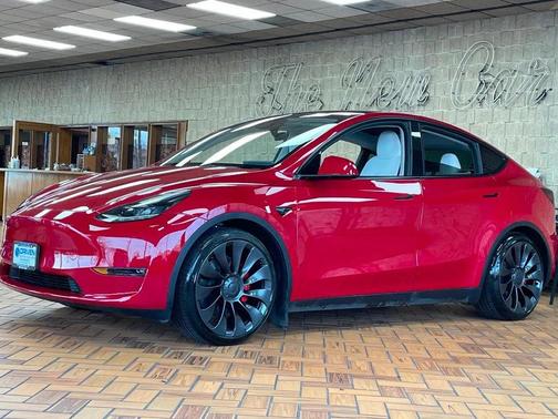 Red Multi-Coat 2023 Tesla Model Y Performance AWD