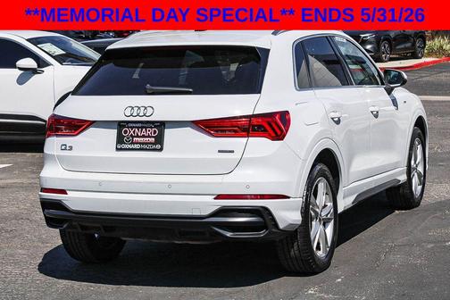Glacier White Metallic 2020 Audi Q3 45 S line Premium