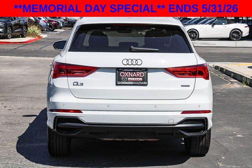Glacier White Metallic 2020 Audi Q3 45 S line Premium