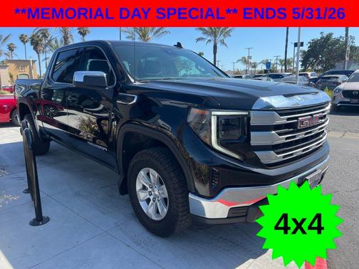 Onyx Black 2022 GMC Sierra 1500 SLE