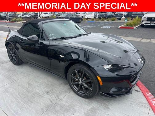 Jet Black Mica 2016 Mazda MX-5 Miata Club