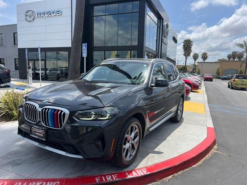 Dark Graphite Metallic 2022 BMW X3 sDrive30i