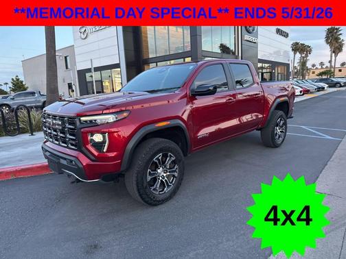 Volcanic Red Tintcoat 2023 GMC Canyon AT4