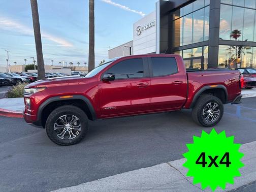 Volcanic Red Tintcoat 2023 GMC Canyon AT4