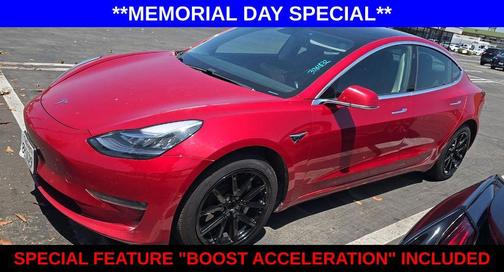 Red Multi-Coat 2020 Tesla Model 3 Long Range