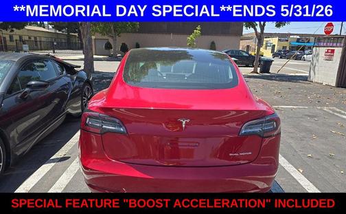 Red Multi-Coat 2020 Tesla Model 3 Long Range