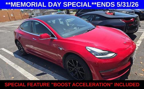 Red Multi-Coat 2020 Tesla Model 3 Long Range