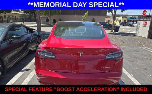 Red Multi-Coat 2020 Tesla Model 3 Long Range