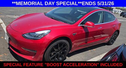Red Multi-Coat 2020 Tesla Model 3 Long Range