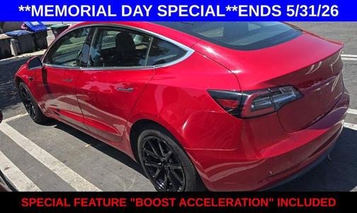 Red Multi-Coat 2020 Tesla Model 3 Long Range