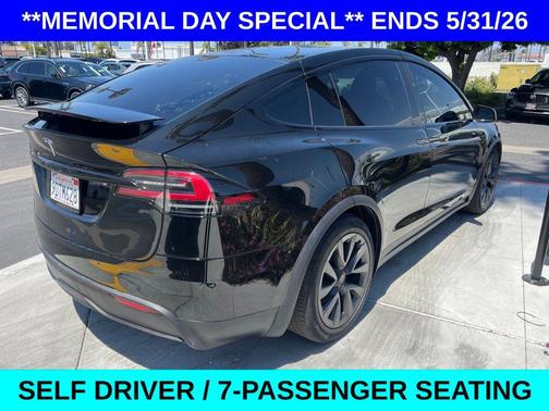Solid Black 2022 Tesla Model X Dual Motor All-Wheel Drive