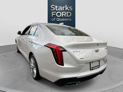 Crystal White 2023 Cadillac CT4 PREMIUM LUXURY
