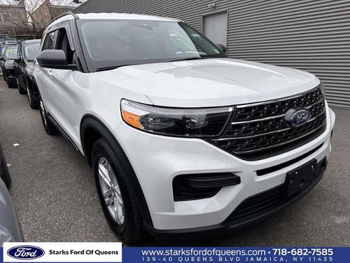 STAR WHITE MET TRI-COAT 2024 Ford Explorer XLT