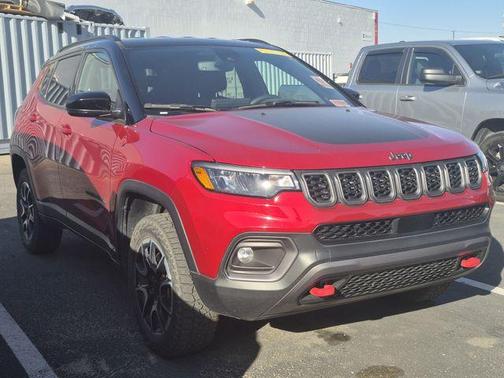 Red 2025 Jeep Compass Trailhawk