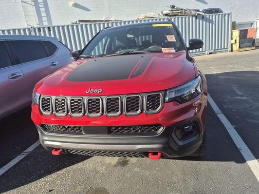 Red 2025 Jeep Compass Trailhawk