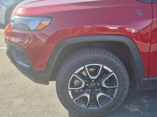 Red 2025 Jeep Compass Trailhawk