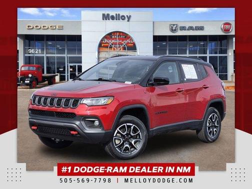 Red 2025 Jeep Compass Trailhawk