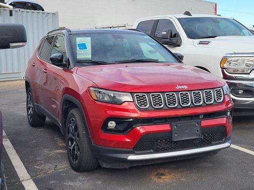 Red 2025 Jeep Compass Limited