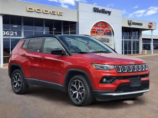 Red 2025 Jeep Compass Limited