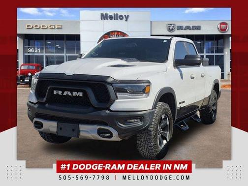 Bright White Clearcoat 2019 RAM 1500 Rebel