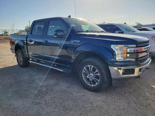 Blue 2019 Ford F-150 Lariat