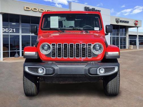 Red Clearcoat 2025 Jeep Wrangler Sahara