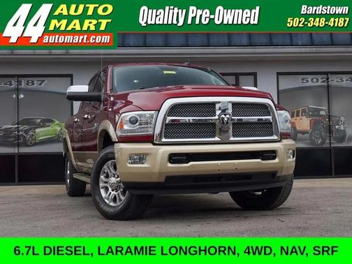 Deep Cherry Red Crystal Pearlcoat 2013 RAM 2500 Laramie Longhorn