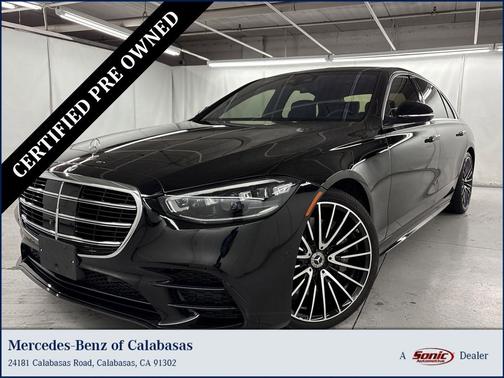 Black 2022 Mercedes-Benz S-Class 4MATIC