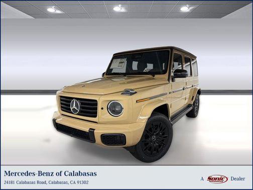 MANUFAKTUR Desert Sand non-metallic 2026 Mercedes-Benz G-Class G 580e