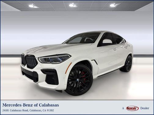 Alpine White 2022 BMW X6 M50i