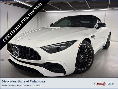 MANUFAKTUR Moonlight White Metallic 2025 Mercedes-Benz AMG SL 43 Base