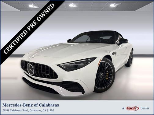 MANUFAKTUR Moonlight White Metallic 2025 Mercedes-Benz AMG SL 43 Base