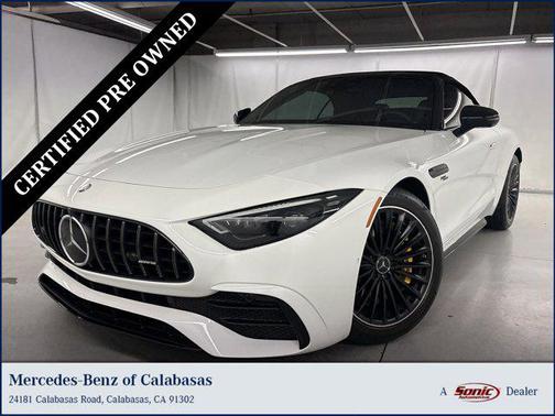 MANUFAKTUR Moonlight White Metallic 2025 Mercedes-Benz AMG SL 43 Base
