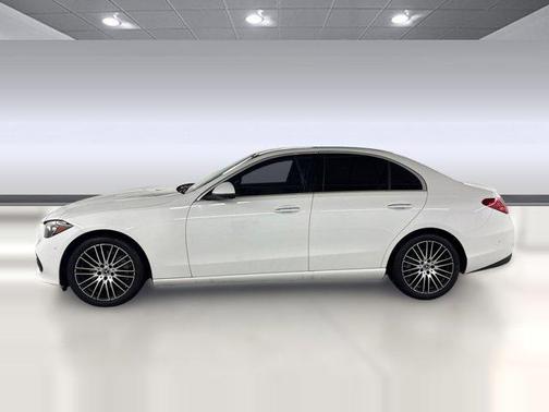 MANUFAKTUR Moonlight White Metallic 2023 Mercedes-Benz C-Class Sedan