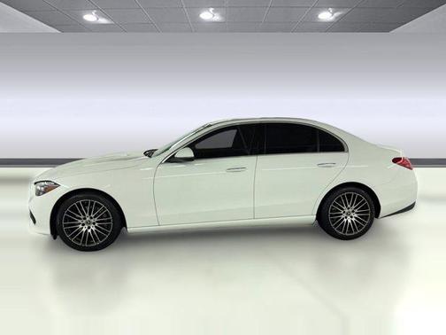 Polar White 2023 Mercedes-Benz C-Class Sedan