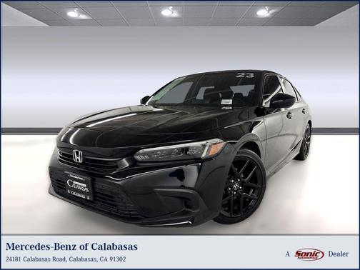 Crystal Black Pearl 2023 Honda Civic Sport