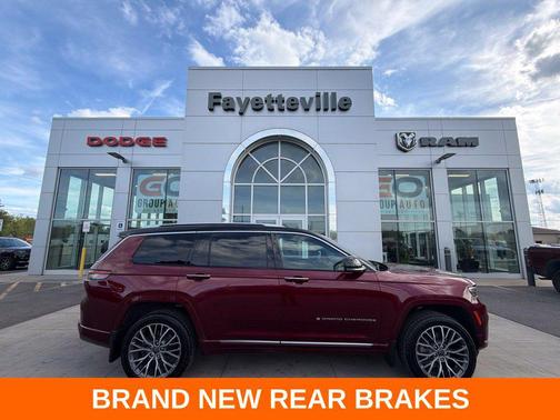 Velvet Red Pearlcoat 2023 Jeep Grand Cherokee L Summit Reserve