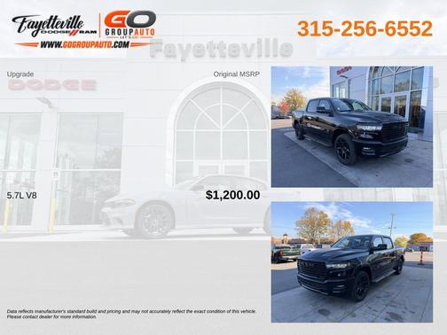 Diamond Black Crystal Pearlcoat 2027 RAM 1500 Laramie