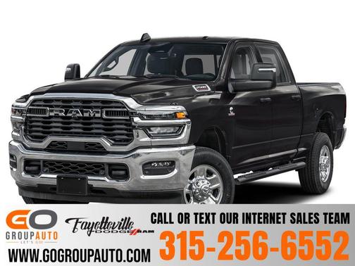 Diamond Black Crystal Pearlcoat 2025 RAM 2500 Tradesman Crew Cab 4x4 6'4' Box