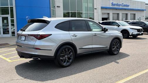 Lunar Silver Metallic 2023 Acura MDX A-Spec
