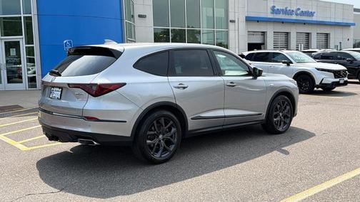 Lunar Silver Metallic 2023 Acura MDX A-Spec